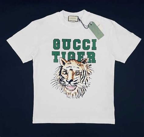 gucci koszulki tygrys|gucci tiger jewelry.